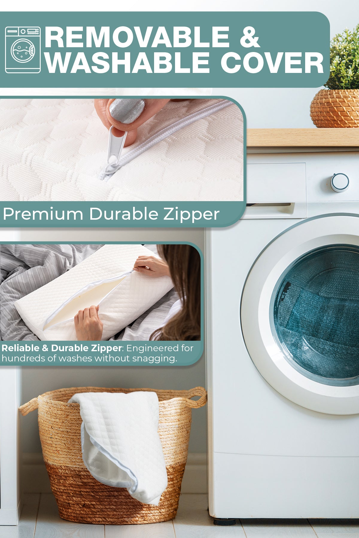 Ortopedik Boyun Yastığı – Ergonomik Hafızalı Sünger Servikal Destek Yastığı