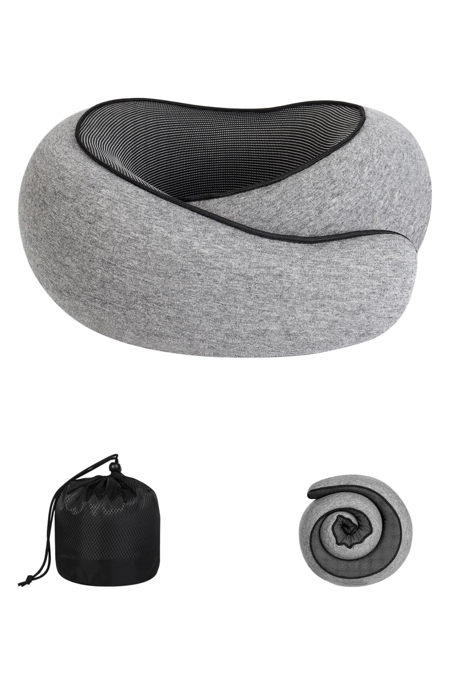 Seyahat Boyun Yastığı – Hafızalı Sünger Ergonomik Travel Yastık