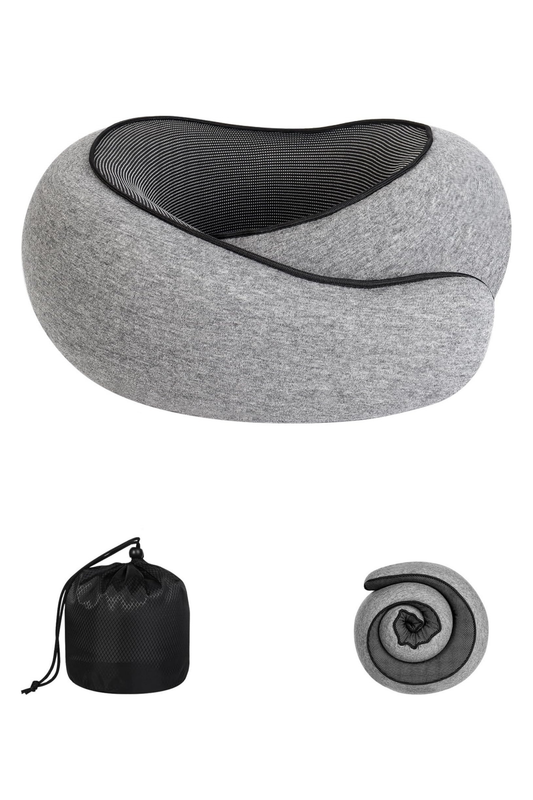 Seyahat Boyun Yastığı – Hafızalı Sünger Ergonomik Travel Yastık