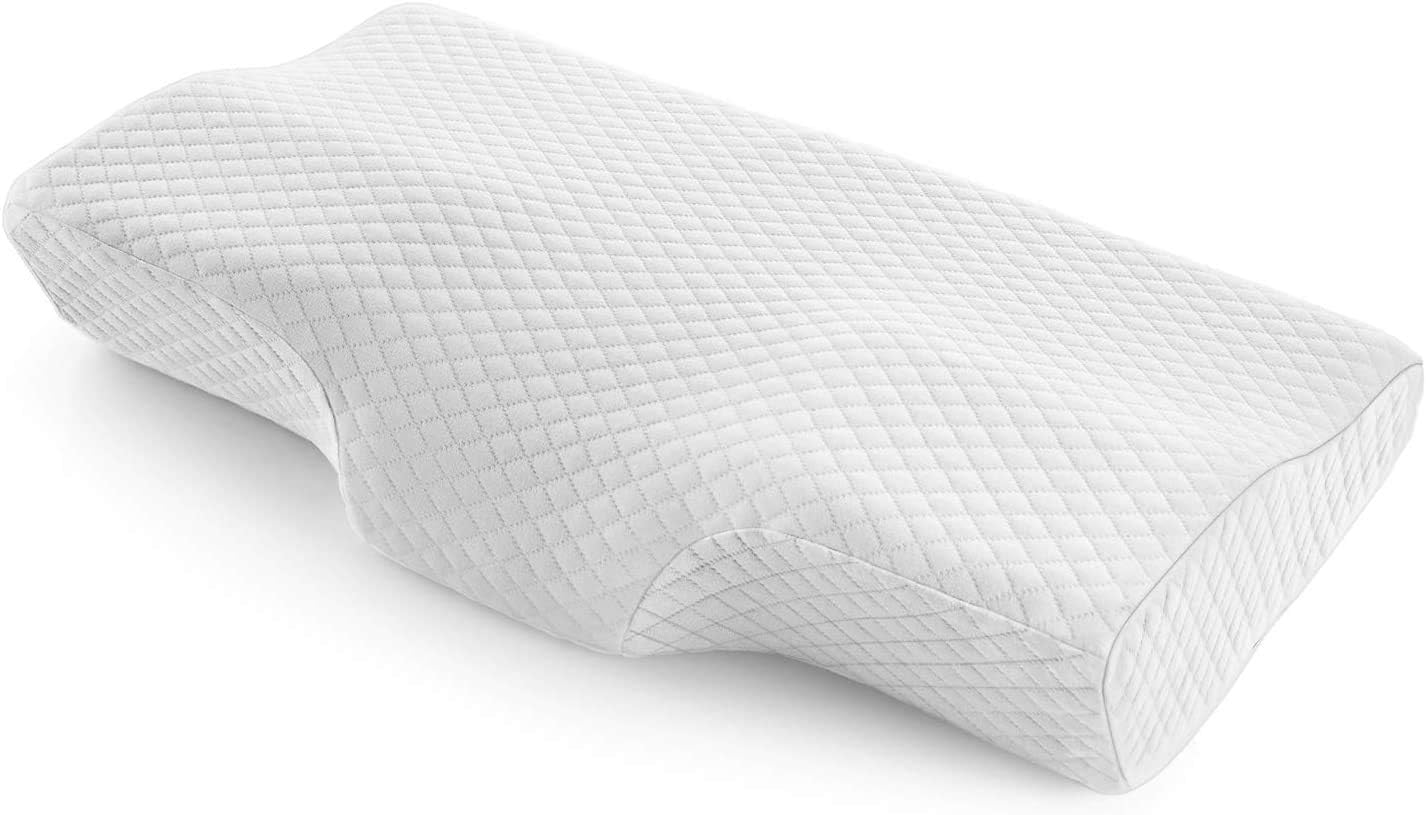 Ortopedik Boyun Yastığı – Ergonomik Hafızalı Sünger Destekli Uyku Yastığı