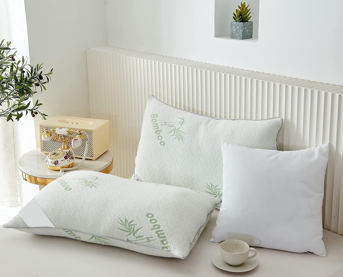 Bambu Yastık – Nefes Alabilen Hafızalı Sünger Uyku Yastığı