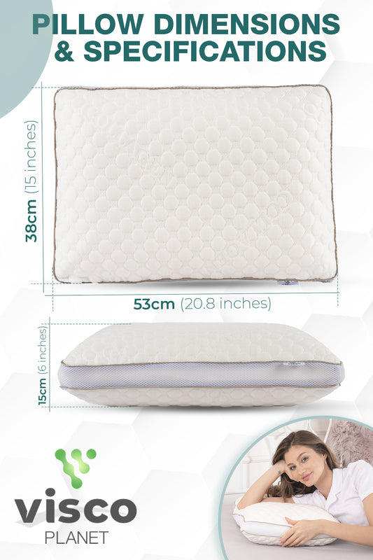 Ortopedik Uyku Yastığı – Hafızalı Sünger Ergonomik Boyun Destek Yastığı