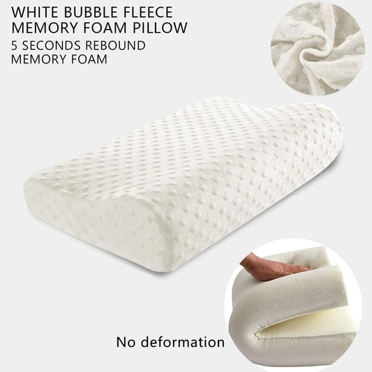 Ortopedik Boyun Yastığı – Delikli Hafızalı Sünger Ergonomik Servikal Destek Yastığı