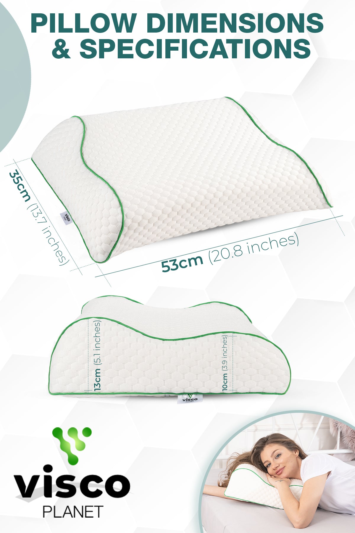 Çocuk Ortopedik Yastık – Hafızalı Sünger Ergonomik Uyku Yastığı (1-9 Yaş)