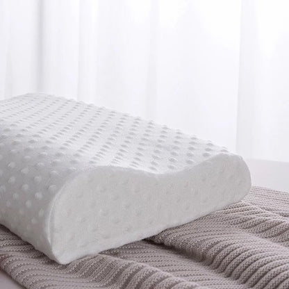Ortopedik Boyun Yastığı – Delikli Hafızalı Sünger Ergonomik Servikal Destek Yastığı