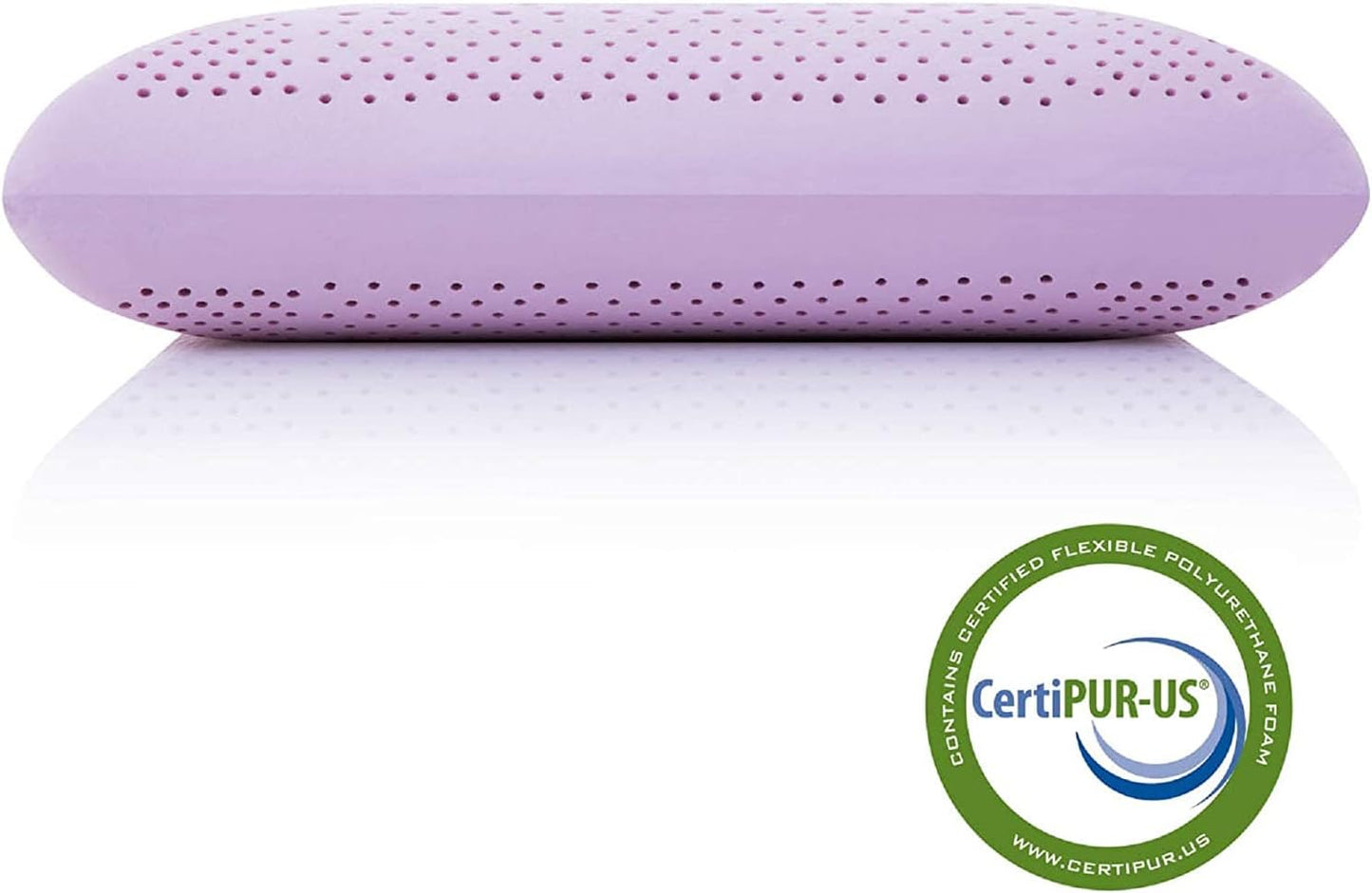 Ortopedik Boyun Yastığı – Delikli Hafızalı Sünger Ergonomik Mor Uyku Yastığı