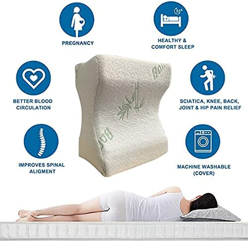 Ortopedik Diz Arası Yastık – Hafızalı Sünger Bacak Destek Yastığı