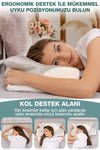 Hafızalı Sünger Ergonomik Servikal Destek Yastığı Kılıfı