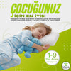 Çocuk Ortopedik Yastık – Hafızalı Sünger Ergonomik Uyku Yastığı (1-9 Yaş)
