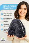 Visco Planet™ Ortopedik Bacak Arası Yan Yatış Yastığı Ergonomik Uyku Minderi Lastikli