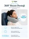 Seyahat Boyun Yastığı – Hafızalı Sünger Ergonomik Travel Yastık