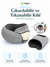 Seyahat Boyun Yastığı – Hafızalı Sünger Ergonomik Travel Yastık